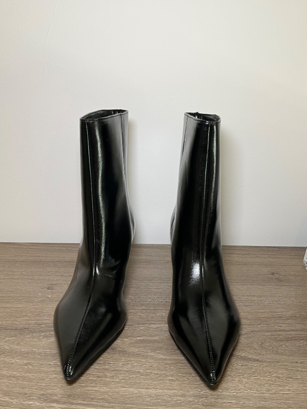 Nine West Ohmy Dress Ankle Leather Booties - Picture 5 of 5